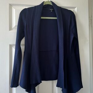 Navy Verve Ami Cardigan - Flattering Flare Cut